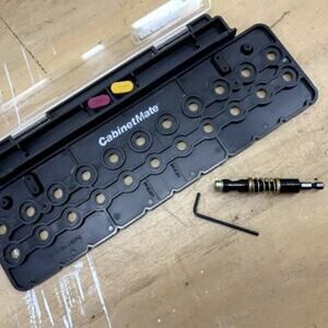 Milescraft CabinetMate Shelf Pin Jig Drilling System Kit 5mm 1/4" New No Box